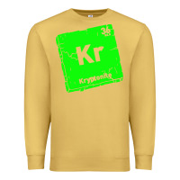 Antique Gold kr kryptonite Premium Sweatshirt - artisFamous