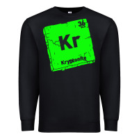 Black kr kryptonite Premium Sweatshirt - artisFamous