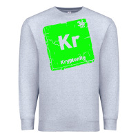 Heather Grey kr kryptonite Premium Sweatshirt - artisFamous