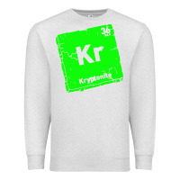 Oatmeal Heather kr kryptonite Premium Sweatshirt - artisFamous