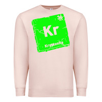 Pale Pink kr kryptonite Premium Sweatshirt - artisFamous