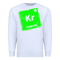 White kr kryptonite Premium Sweatshirt - artisFamous
