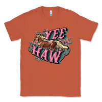 Copper Yee haw Classic Tee - HowdyJamesFarm