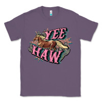 Lavender Yee haw Classic Tee - HowdyJamesFarm