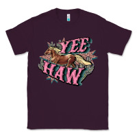 Plum Yee haw Classic Tee - HowdyJamesFarm