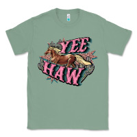 Sage Yee haw Classic Tee - HowdyJamesFarm