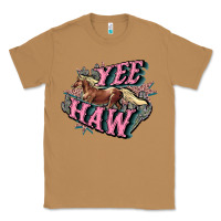Toasted Coconut Yee haw Classic Tee - HowdyJamesFarm