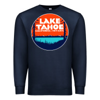 Navy lake tahoe california Premium Sweatshirt - artisFamous