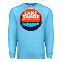 Ocean Blue lake tahoe california Premium Sweatshirt - artisFamous