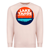 Pale Pink lake tahoe california Premium Sweatshirt - artisFamous