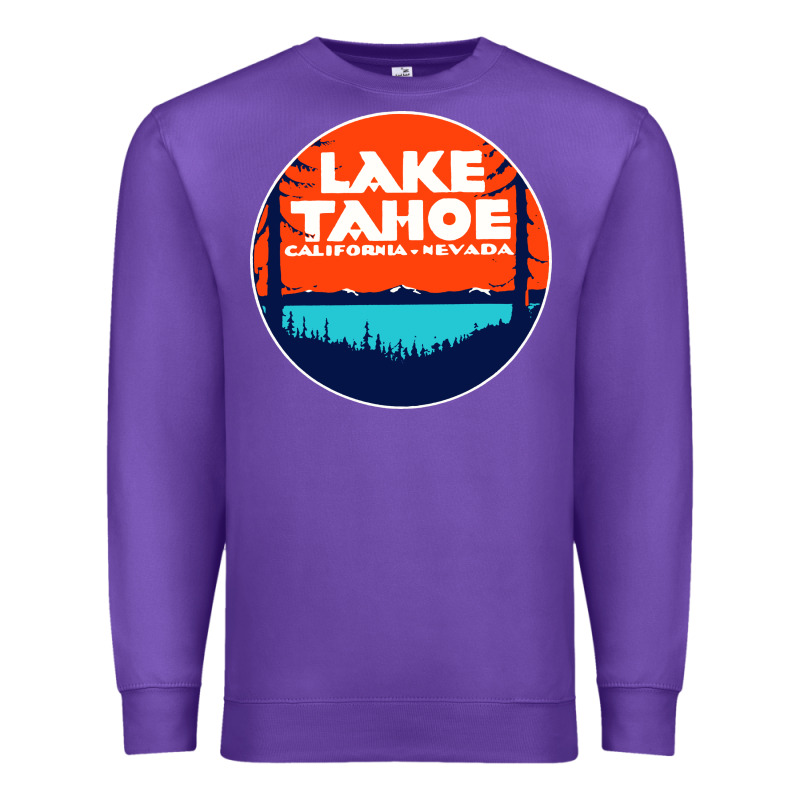 Lake Tahoe California Premium Sweatshirt by artisFamous | Teevron