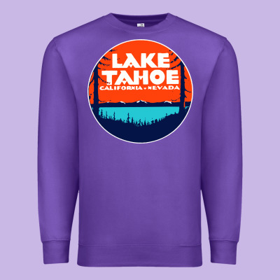 Lake Tahoe California Premium Sweatshirt Designed By Artisfamous