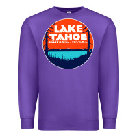 Purple lake tahoe california Premium Sweatshirt - artisFamous
