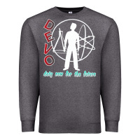 Charcoal Heather devo duty now for the future Premium Sweatshirt - artisFamous