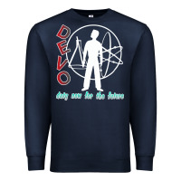 Navy devo duty now for the future Premium Sweatshirt - artisFamous