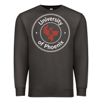 Smoke university of phoenix white red Premium Sweatshirt - artisFamous