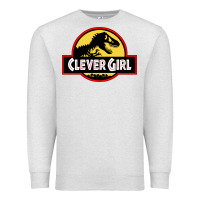 Oatmeal Heather clever girl Premium Sweatshirt - artisFamous