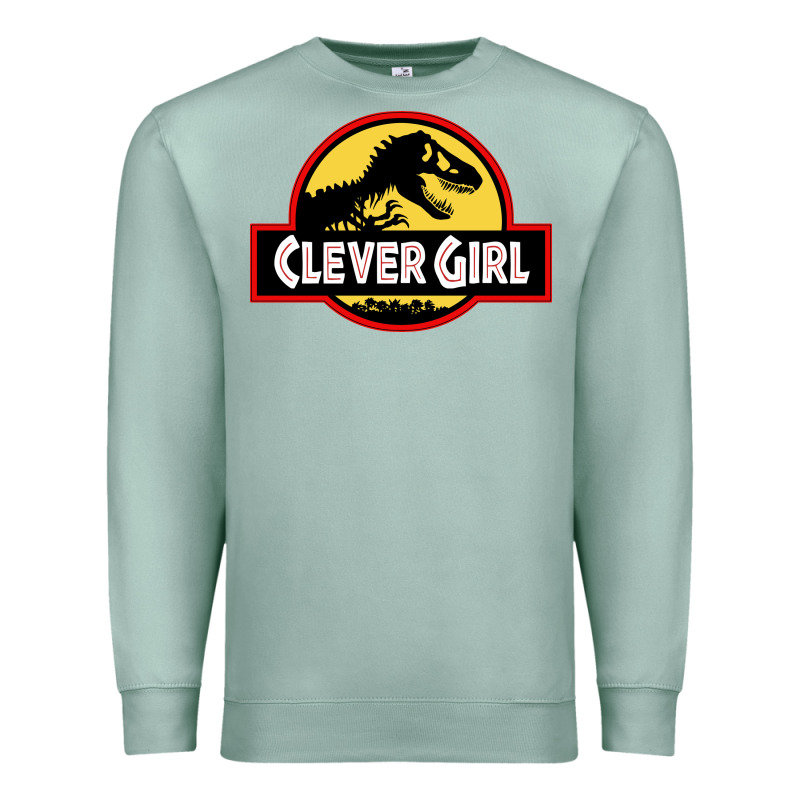 Clever Girl Premium Sweatshirt by artisFamous | Teevron