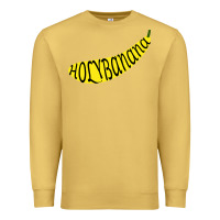Antique Gold Holy Banana Premium Sweatshirt - artisFamous