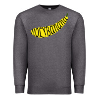 Charcoal Heather Holy Banana Premium Sweatshirt - artisFamous