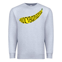 Heather Grey Holy Banana Premium Sweatshirt - artisFamous