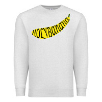 Oatmeal Heather Holy Banana Premium Sweatshirt - artisFamous