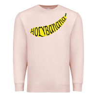 Pale Pink Holy Banana Premium Sweatshirt - artisFamous