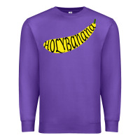 Purple Holy Banana Premium Sweatshirt - artisFamous