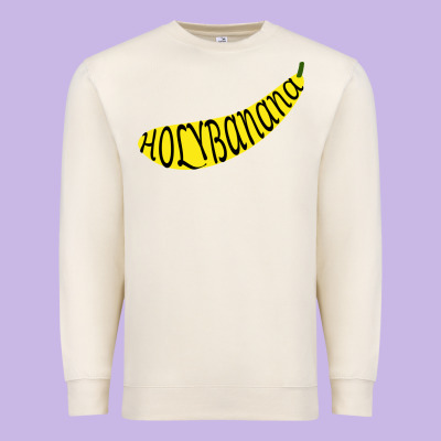 Holy Banana Premium Sweatshirt Designed By Artisfamous