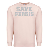 Pale Pink save ferris Premium Sweatshirt - artisFamous