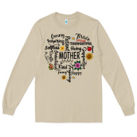 Mushroom Mother Long Sleeve Tee - CowhideDigitalArt