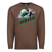 Chestnut timber wolves Premium Sweatshirt - artisFamous