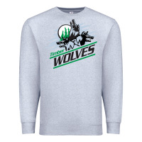 Heather Grey timber wolves Premium Sweatshirt - artisFamous