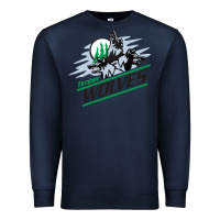 Navy timber wolves Premium Sweatshirt - artisFamous