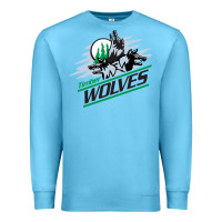 Ocean Blue timber wolves Premium Sweatshirt - artisFamous