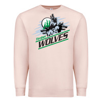 Pale Pink timber wolves Premium Sweatshirt - artisFamous