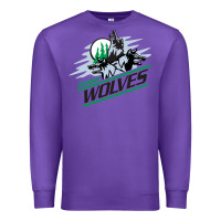 Purple timber wolves Premium Sweatshirt - artisFamous