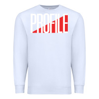 White profile records Premium Sweatshirt - artisFamous