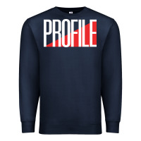 Navy profile records Premium Sweatshirt - artisFamous