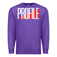 Purple profile records Premium Sweatshirt - artisFamous