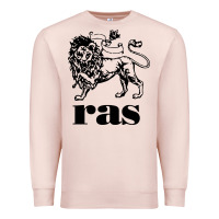 Pale Pink ras records Premium Sweatshirt - artisFamous