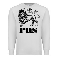 Dove Grey ras records Premium Sweatshirt - artisFamous