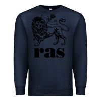 Navy ras records Premium Sweatshirt - artisFamous