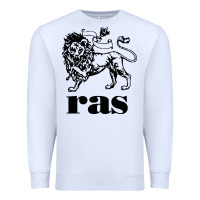 White ras records Premium Sweatshirt - artisFamous