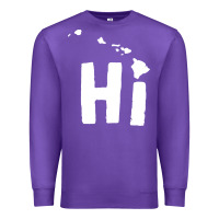 Purple hi hawaii Premium Sweatshirt - artisFamous