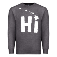 Charcoal Heather hi hawaii Premium Sweatshirt - artisFamous
