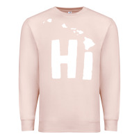 Pale Pink hi hawaii Premium Sweatshirt - artisFamous