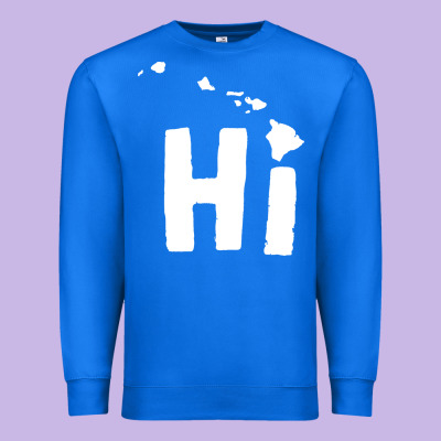 Hi Hawaii Premium Sweatshirt Designed By Artisfamous