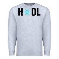 Heather Grey hodl cardano Premium Sweatshirt - artisFamous