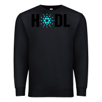 Black hodl cardano Premium Sweatshirt - artisFamous